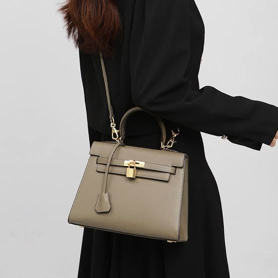 H£rmes Kelly Signature Bag -Greige BOX PACKING