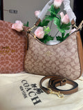 Co@ch Teri Hobo Signature Bag - Tan Brown BOX PACKING