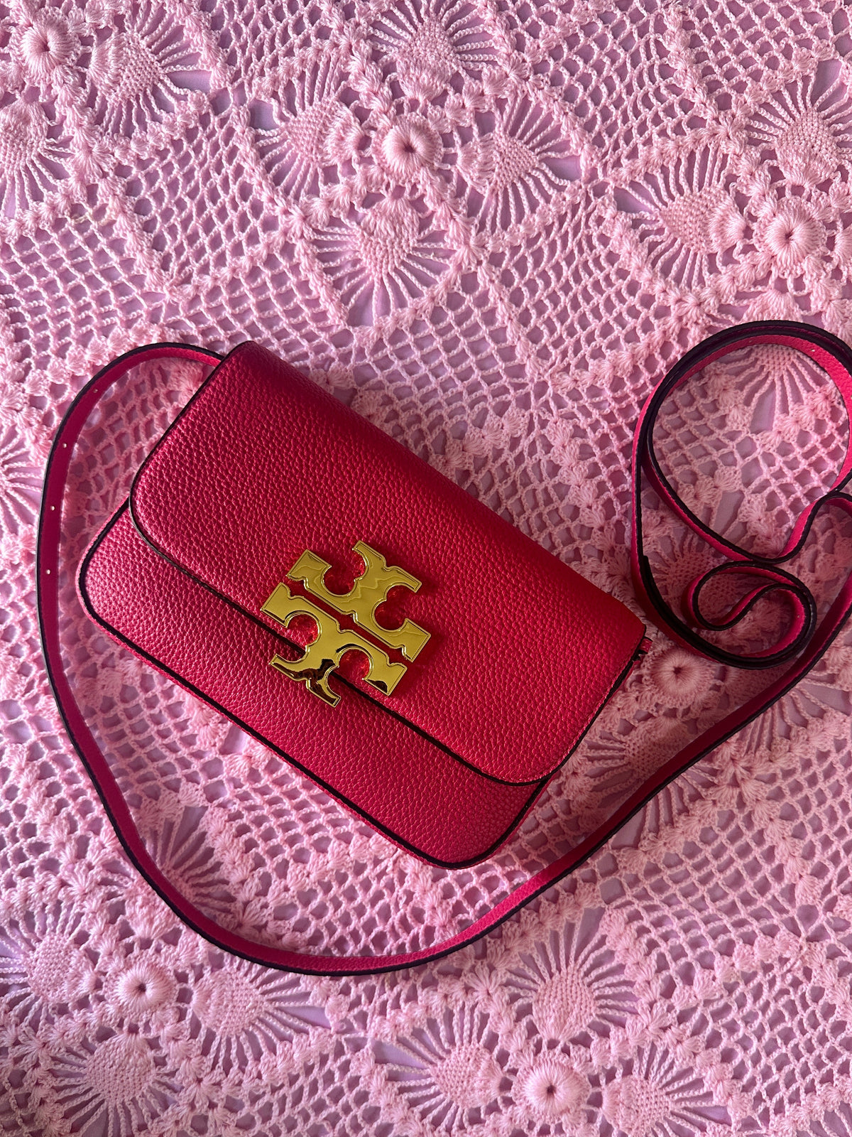 T0ry Burch Clutch - Red