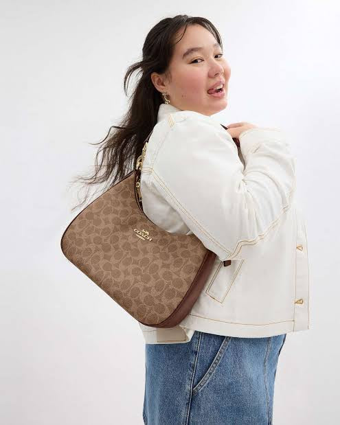 Co@ch Teri Hobo Signature Bag - Tan Brown BOX PACKING