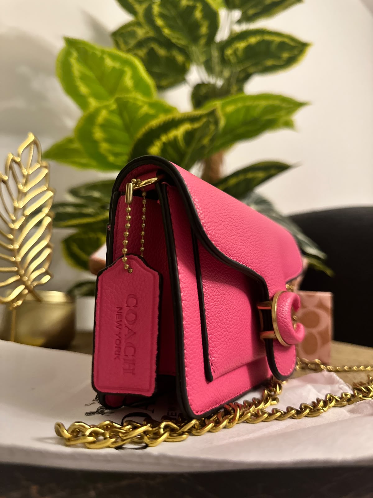 Co@ch tabby clutch - Pink BOX PACKING