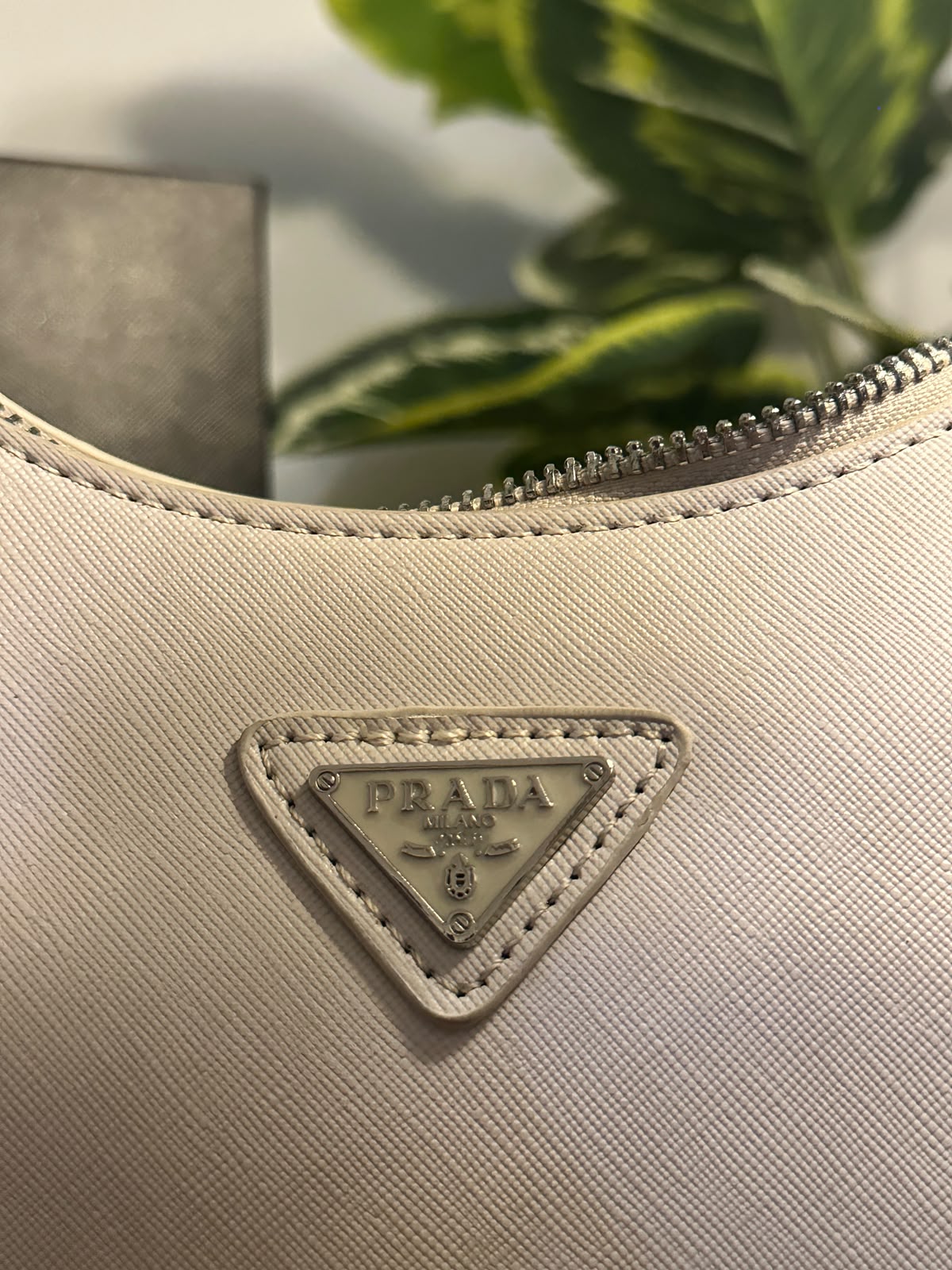 Pr@da Saffiano bag - White BOX PACKING