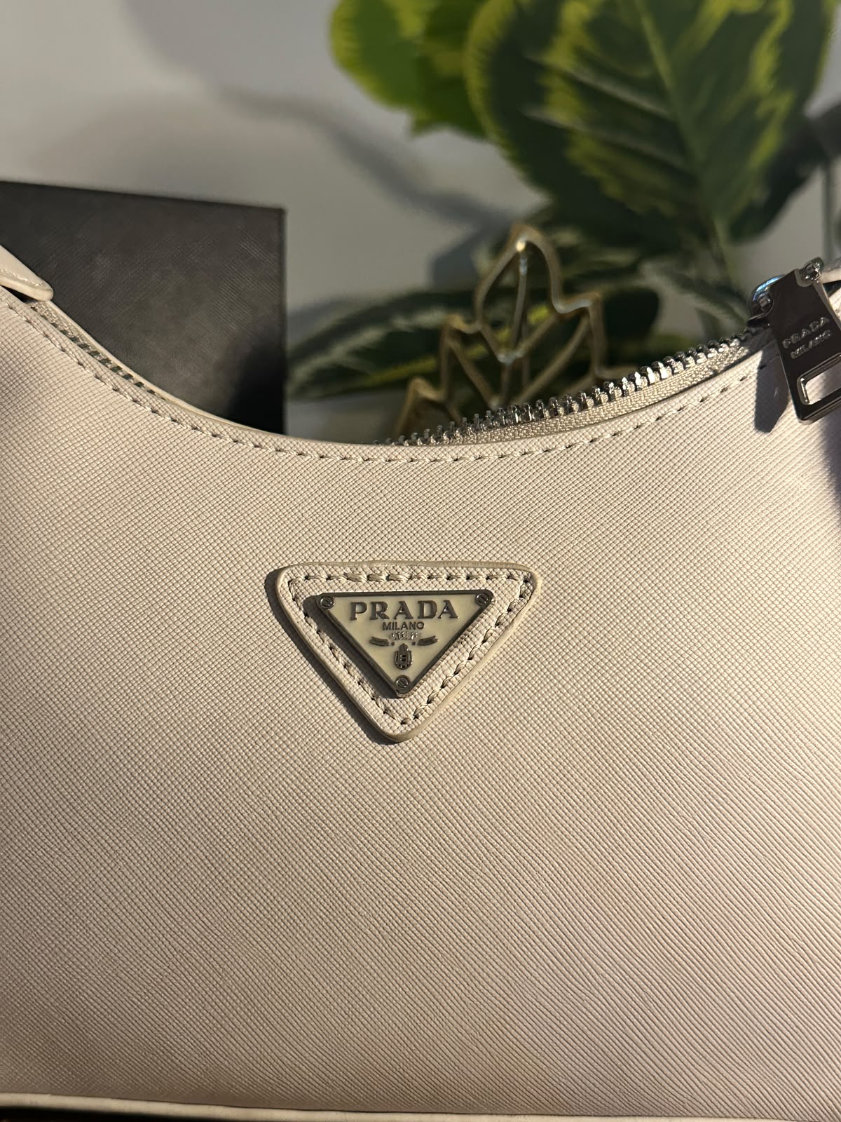 Pr@da Saffiano bag - White BOX PACKING