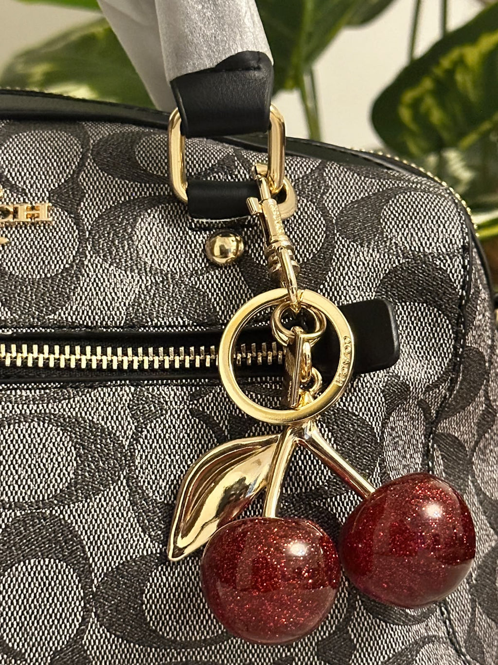 Co@ch Rowan Satchel bag - Black gray